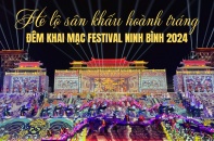 [Ảnh] Hé lộ sân khấu hoành tráng đêm Khai mạc Festival Ninh Bình 2024